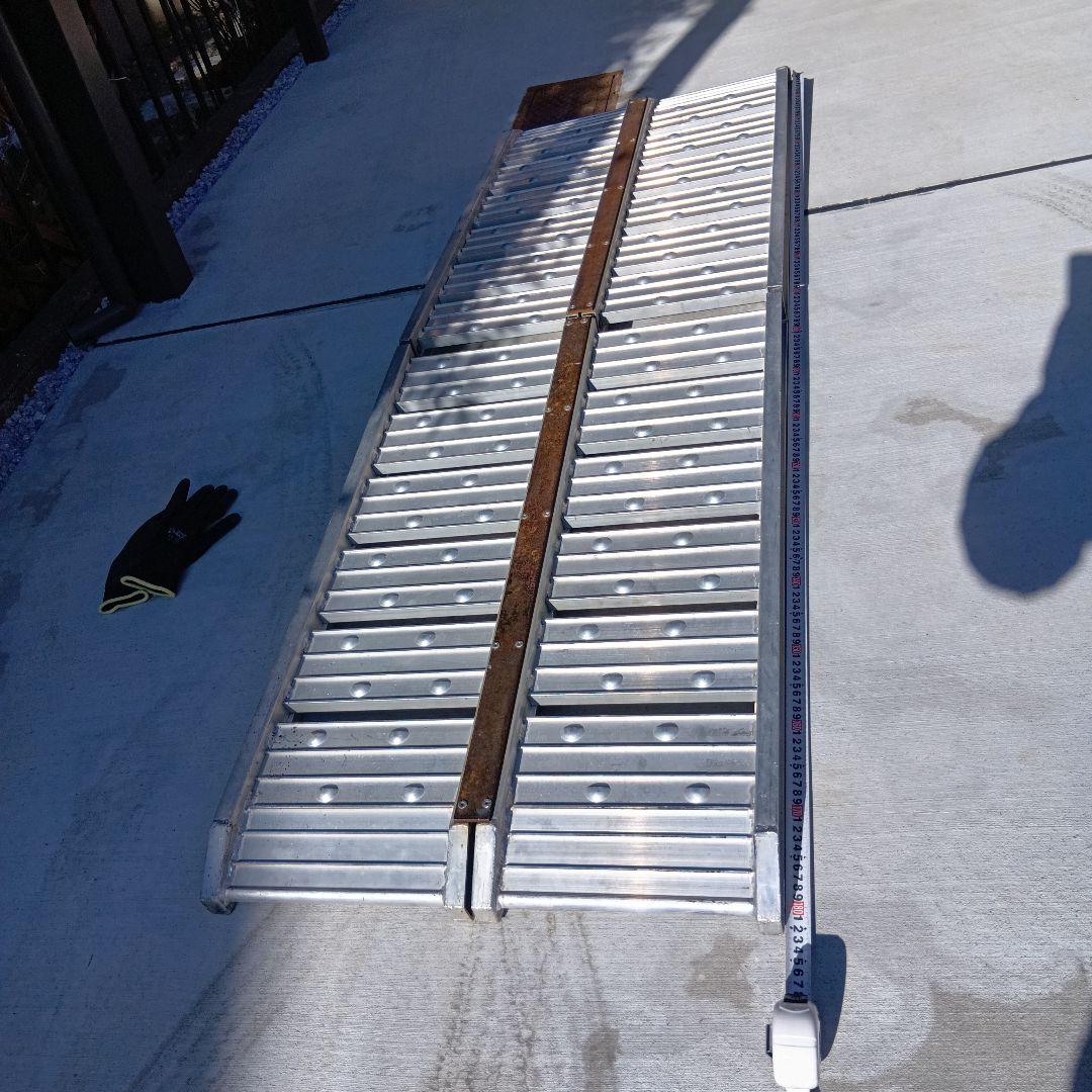 アルミラダー２連結加工済バイク、農機具、カート