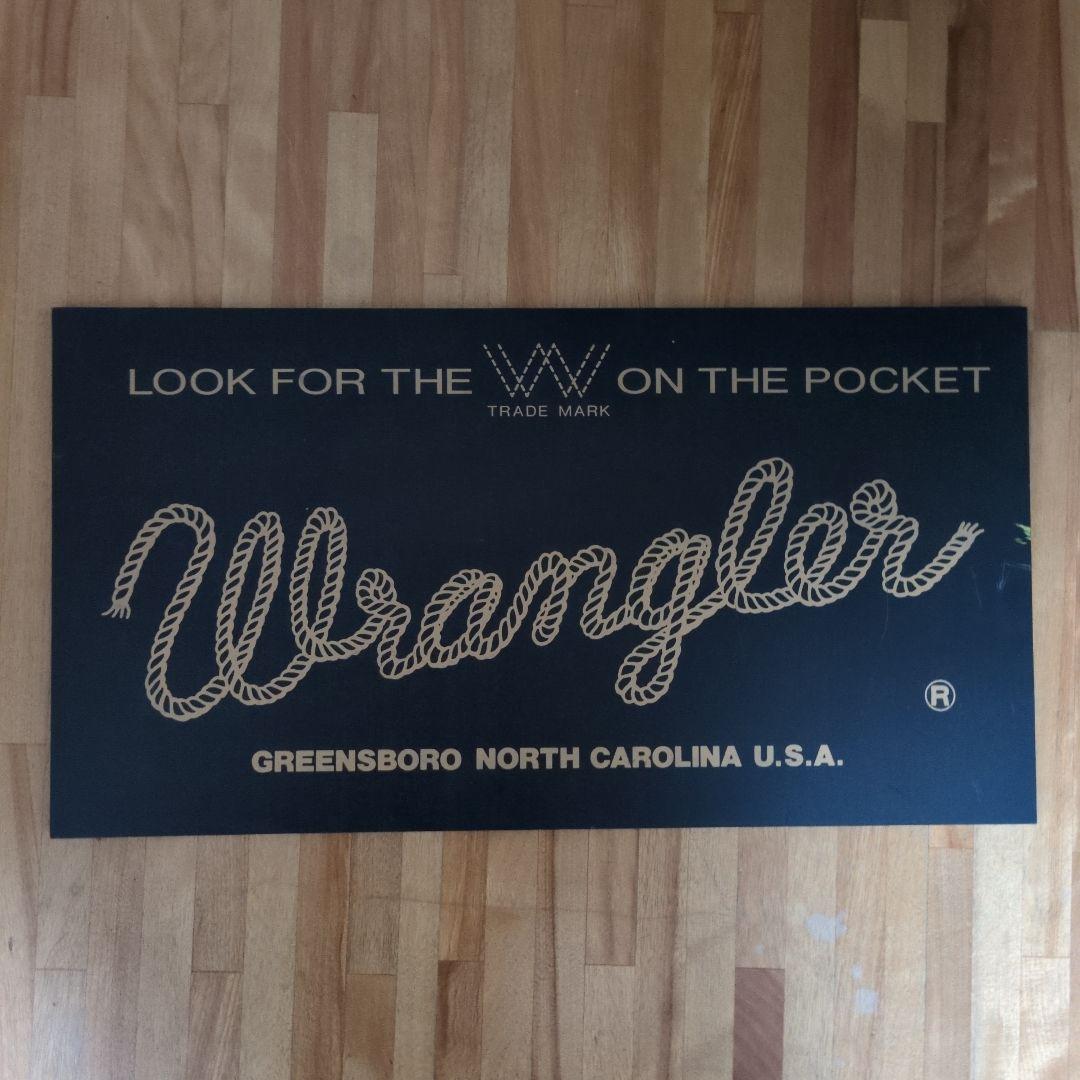 希少 レア 非売品 Wrangler 看板 ディスプレイ