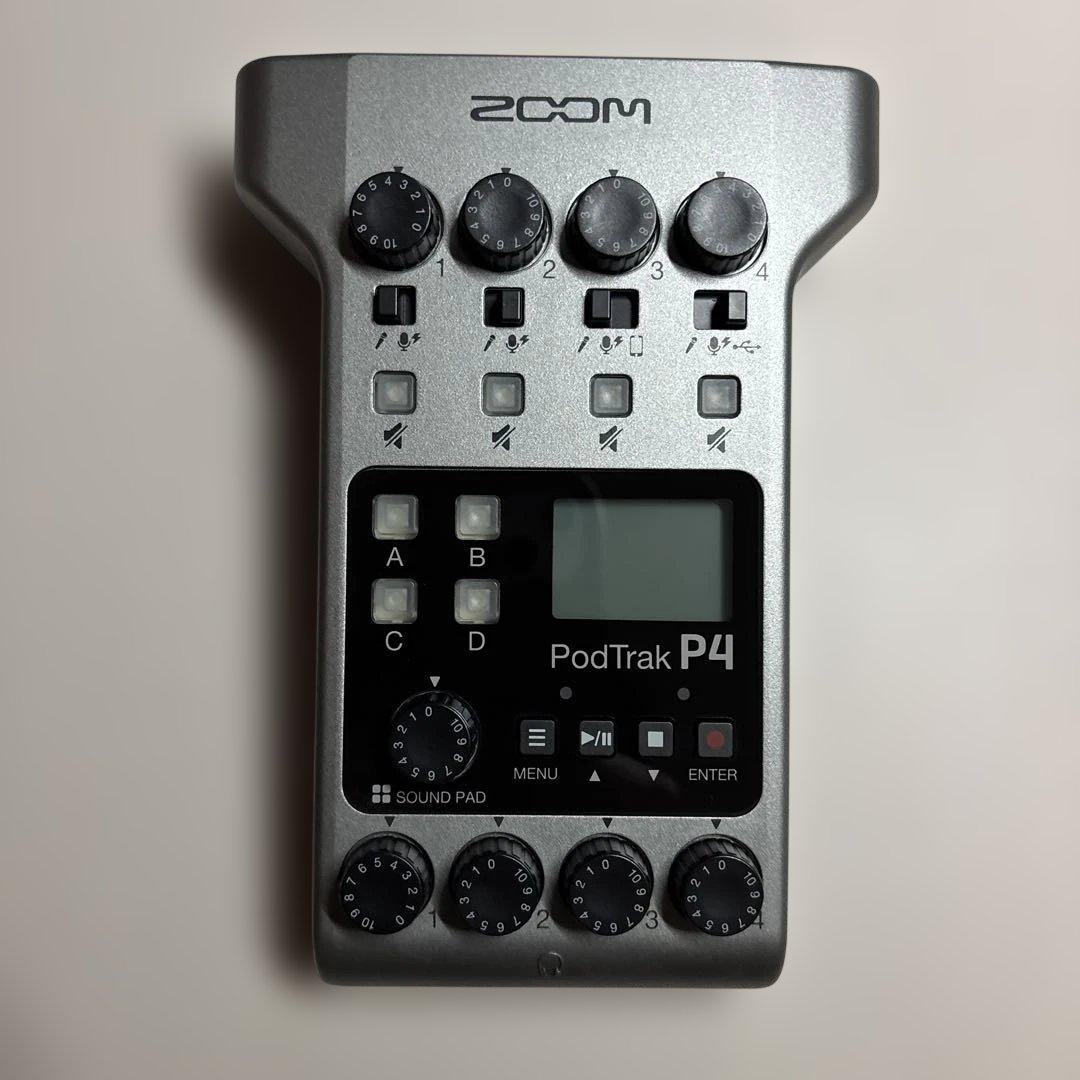 ZOOM(ズーム) ポッドキャスト用レコーダー PodTrak P4
