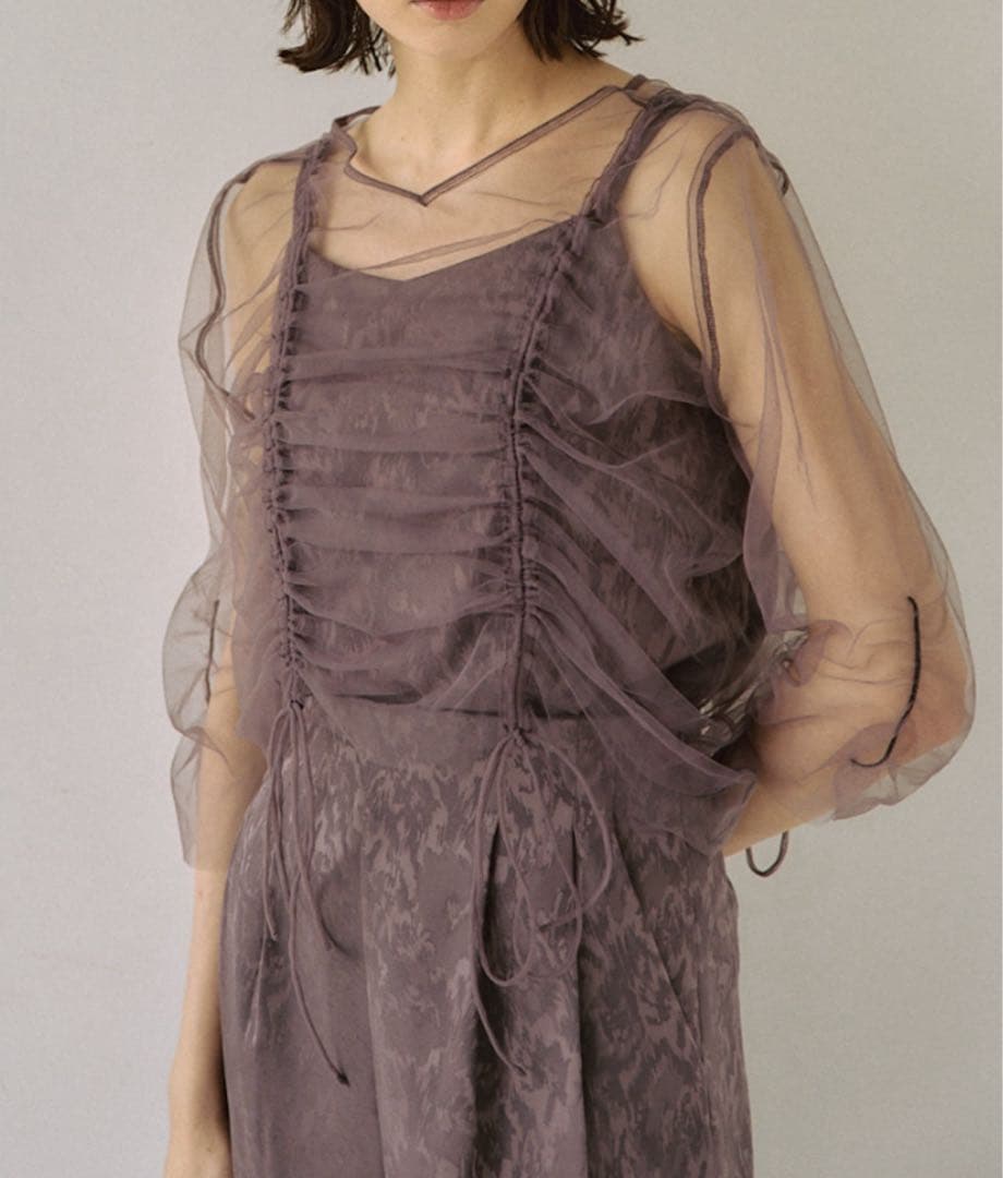 LE’RUREリルアー Many way tulle pants dress