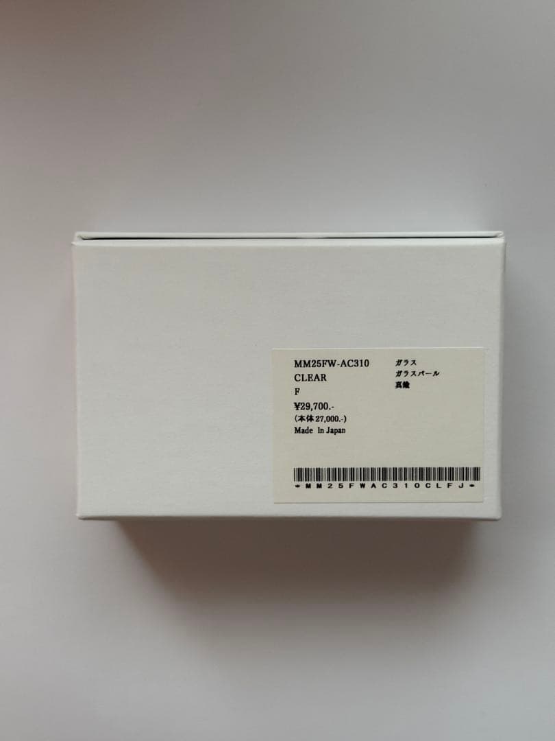 最終値下げ　mame Organic motif Glass Earrings