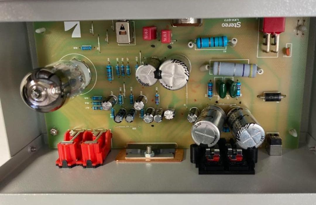 LXV-077 ハイブリッド真空管アンプ+フォステクス製 M800スピーカー