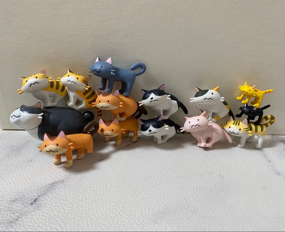 【中古】つみネコ マグネット マスコット 14個 まとめ売り