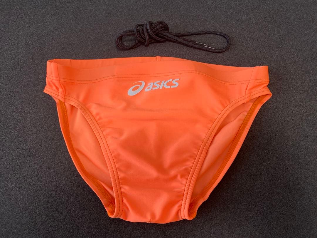 asics 旧ロゴ ハイドロCD 競パン Sサイズ オレンジ アシックス