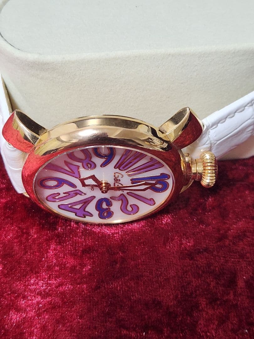 箱付 ガガミラノ マヌアーレ 5021 QZ シェル文字盤