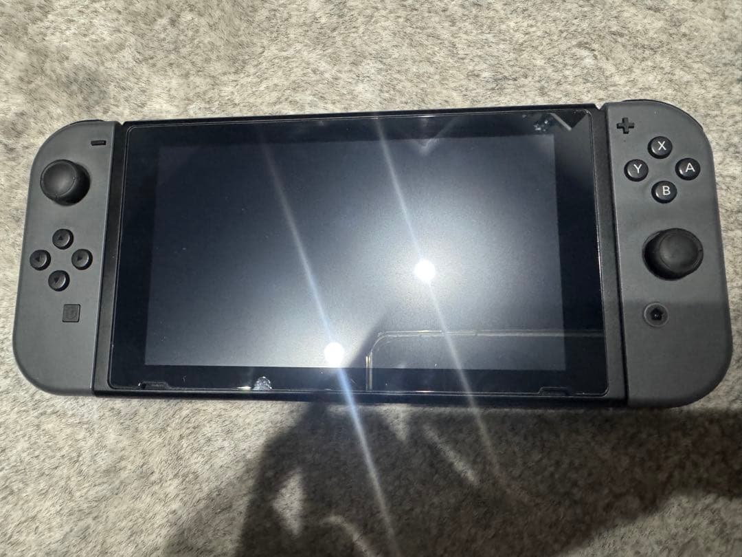 Nintendo switch 本体 グレー 動作確認済み 付属品完備 おまけ有