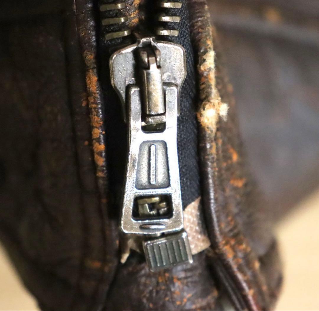 ムートンジャケット　B-3タイプ　本革　子羊革　レザージャケット　革ジャン