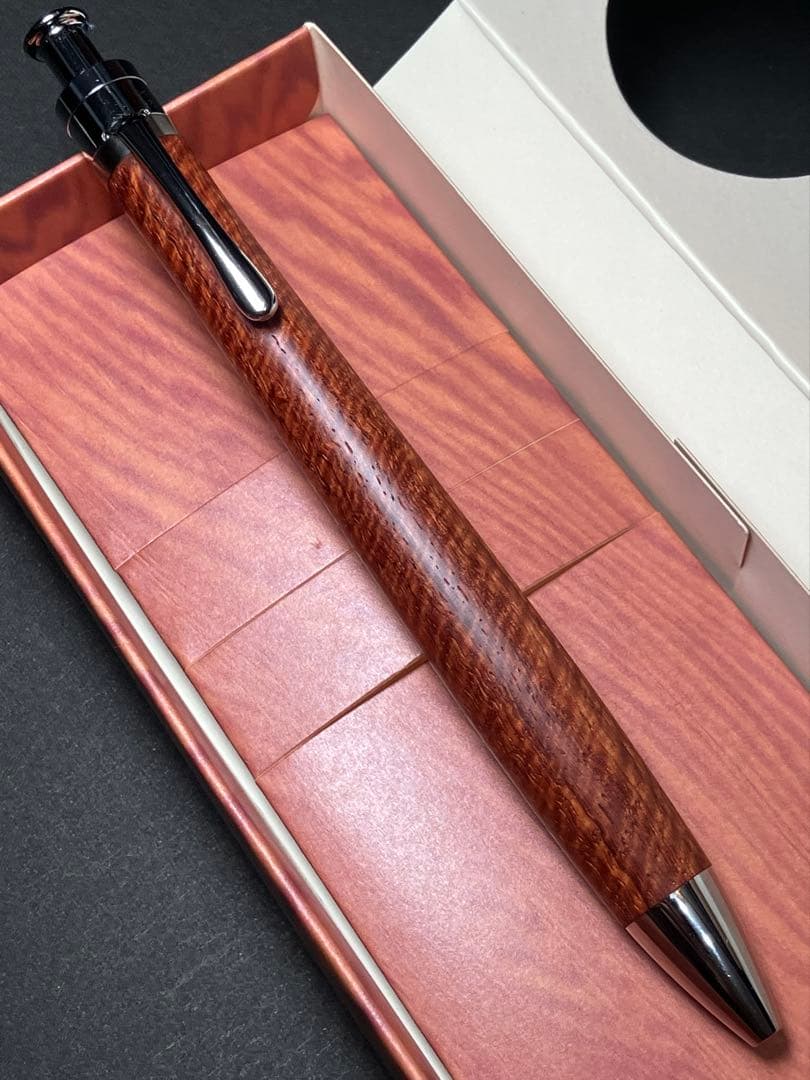 工房楔 花梨縮杢 ルーチェペン ボールペン