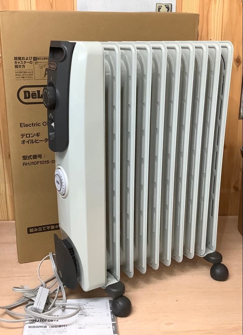 美品！デロンギ オイルヒーター RHJ10F1015-DG　※331