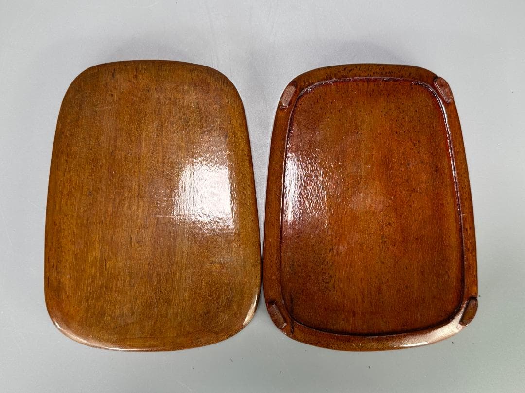 25.10.9-2 書道具　文房具　硯　梅文硯　唐硯