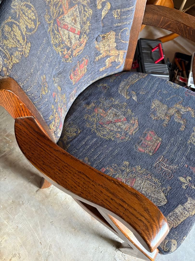 GY0114 三越家具　ブルージュ　木製椅子　チェア