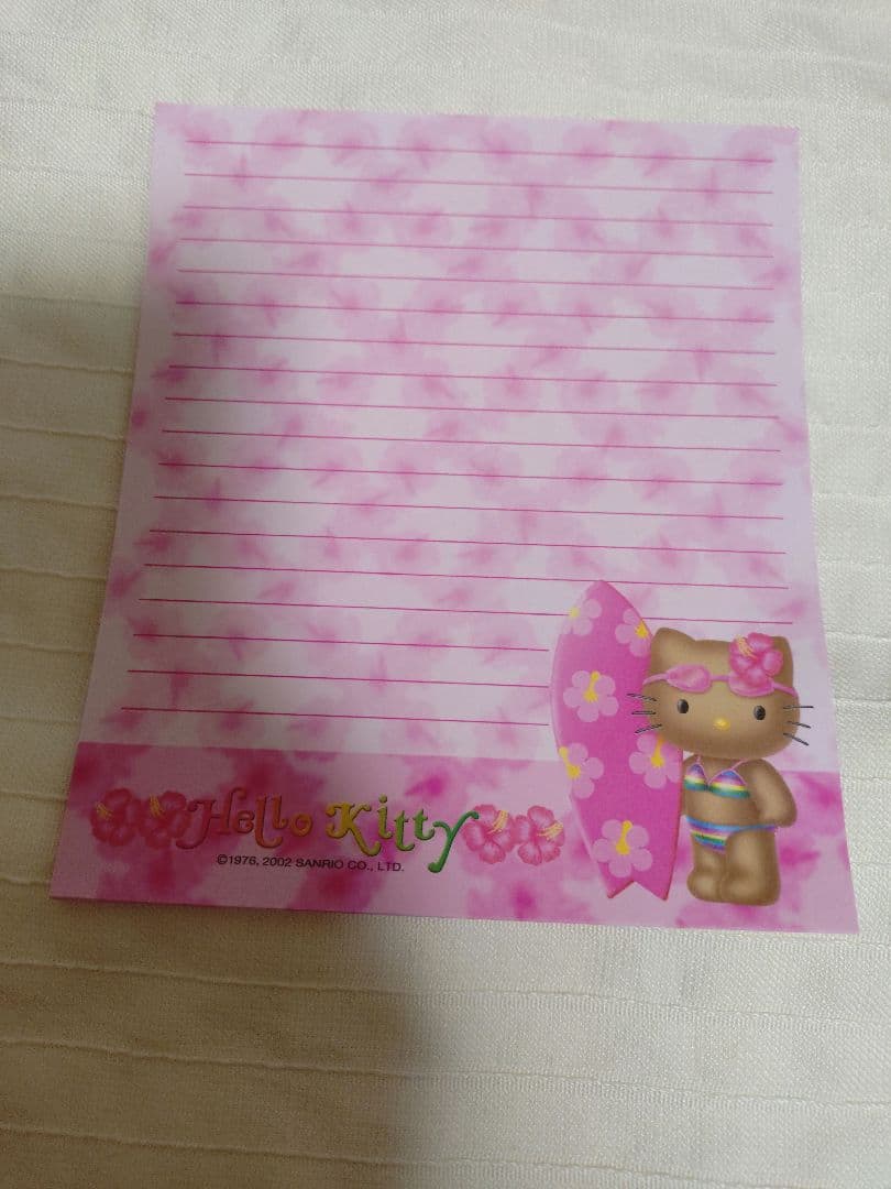 【平成レトロ】日焼けキティちゃん レターセット