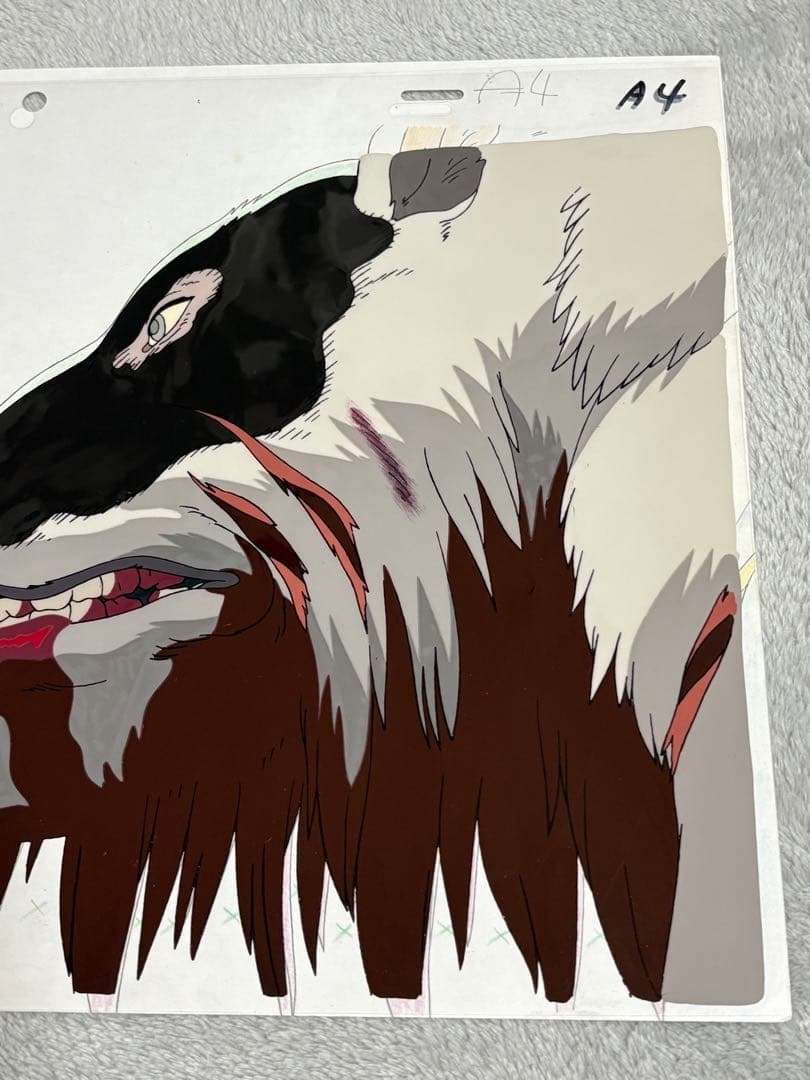 もののけ姫　セル画　乙事主　モロの君