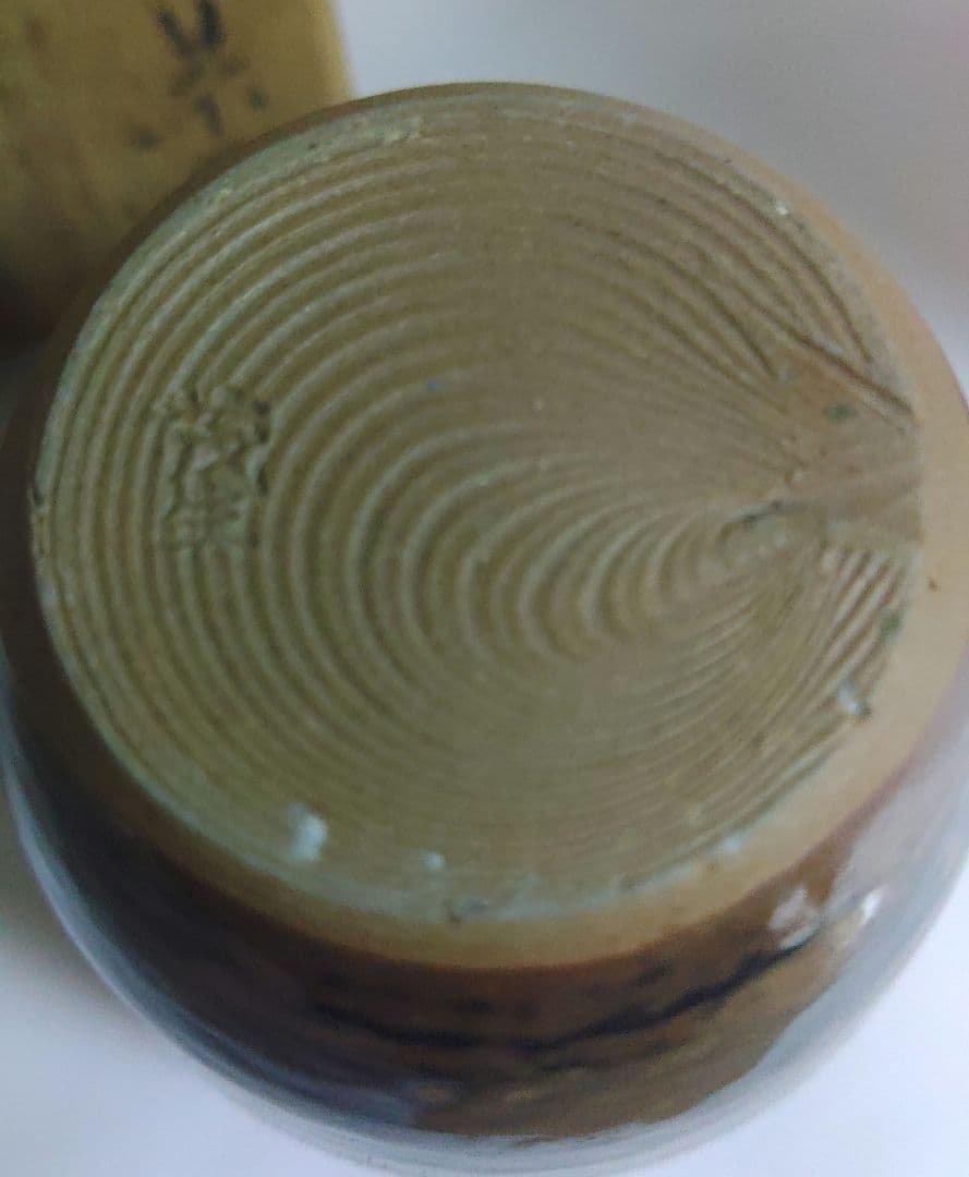 肩衡茶入　清水茂生　茶入　茶道具　お稽古道具 　ア12-40