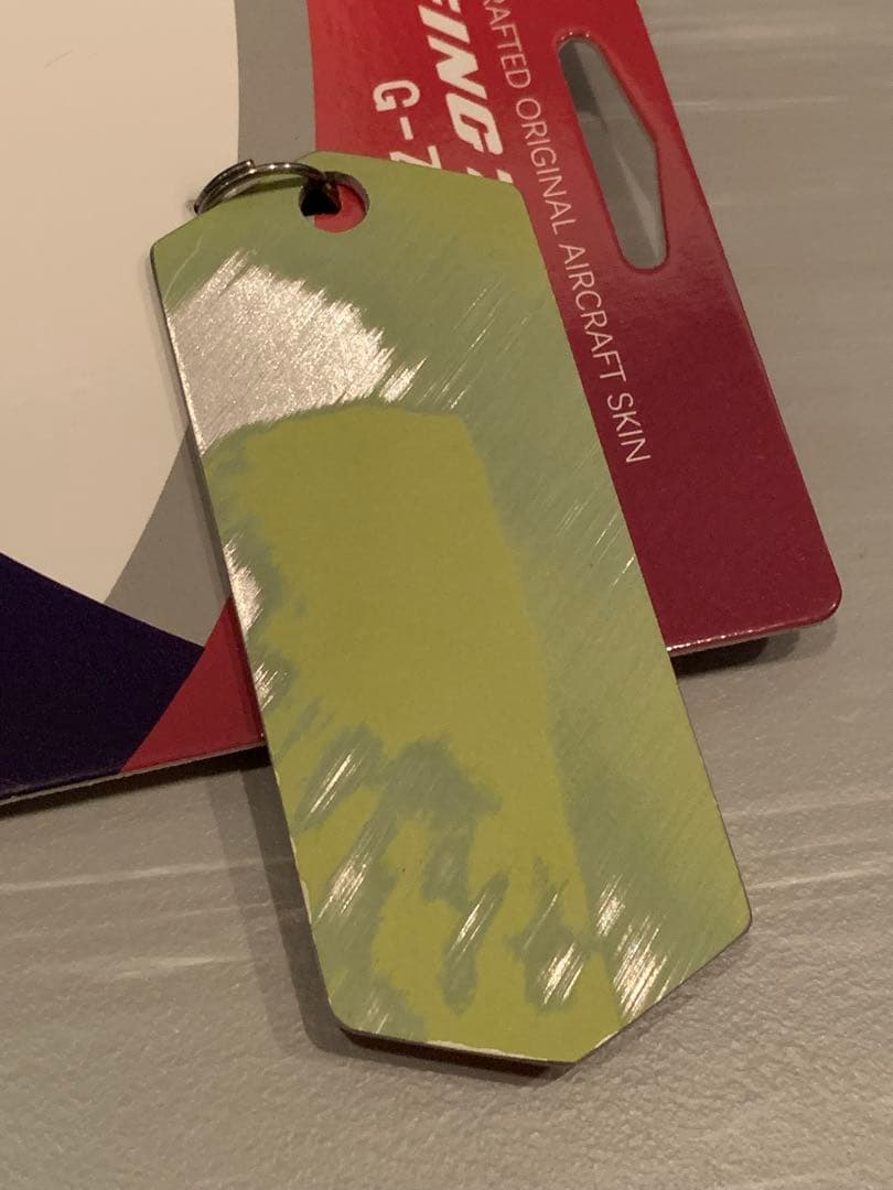 英国航空 B777 中国東方航空 A320 タグ キーホルダー 2枚セット