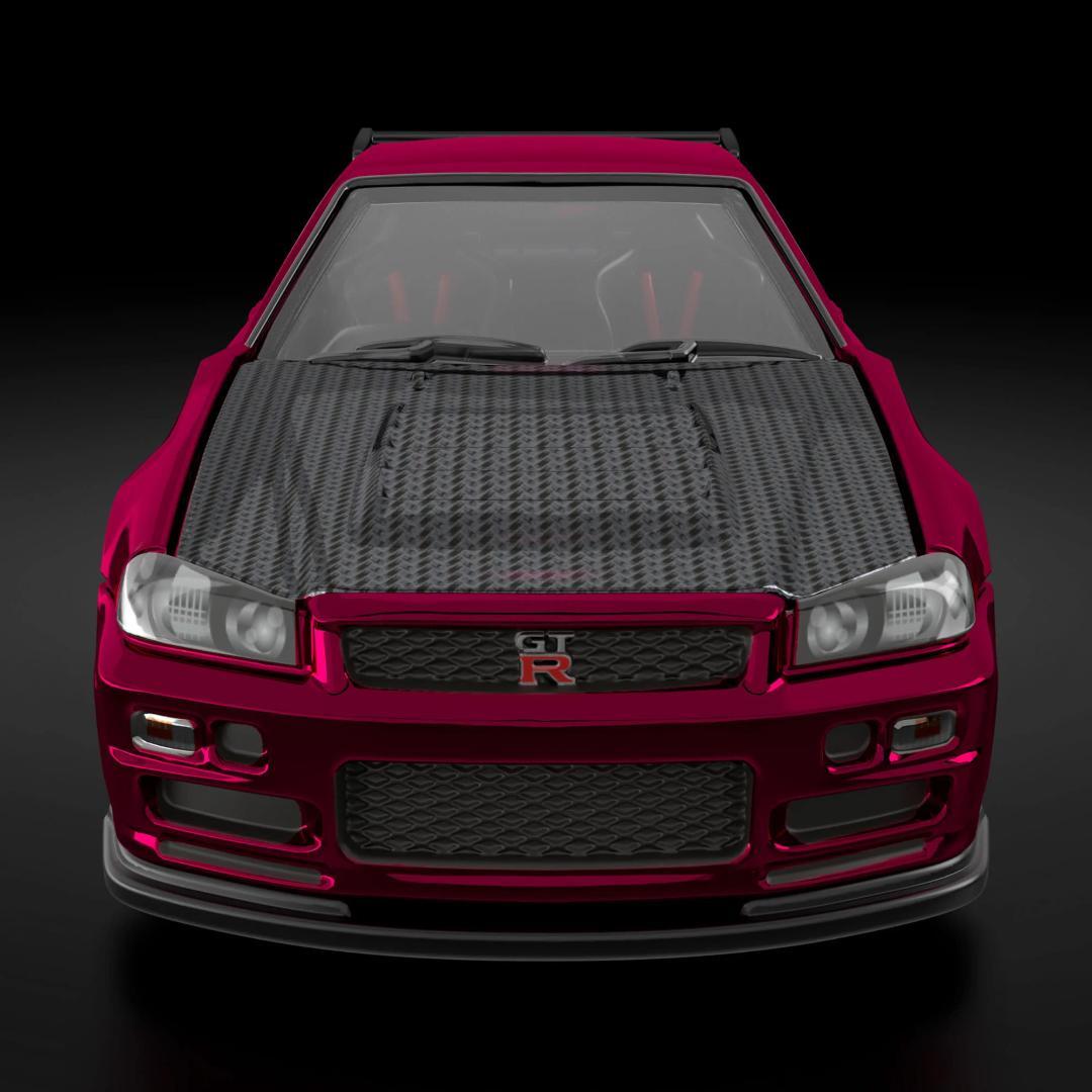 新品 ホットウィール RLC 日産スカイライン GT-R BNR34 レッド