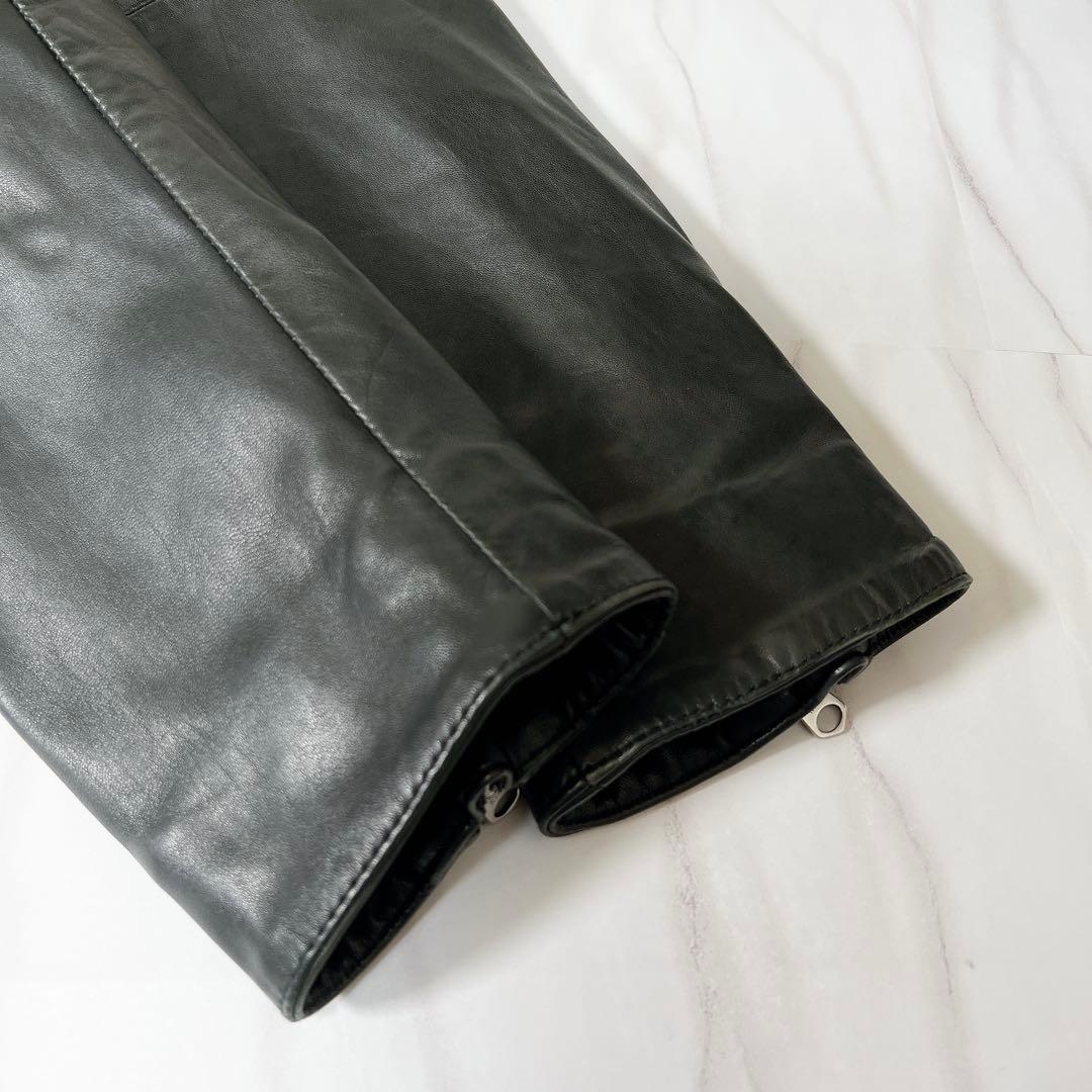 G-STAR RAW シングルライダース ロゴプレート ブラウン US M