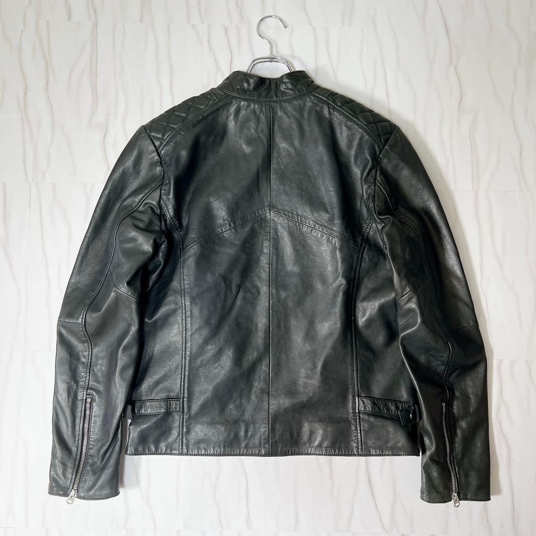 G-STAR RAW シングルライダース ロゴプレート ブラウン US M