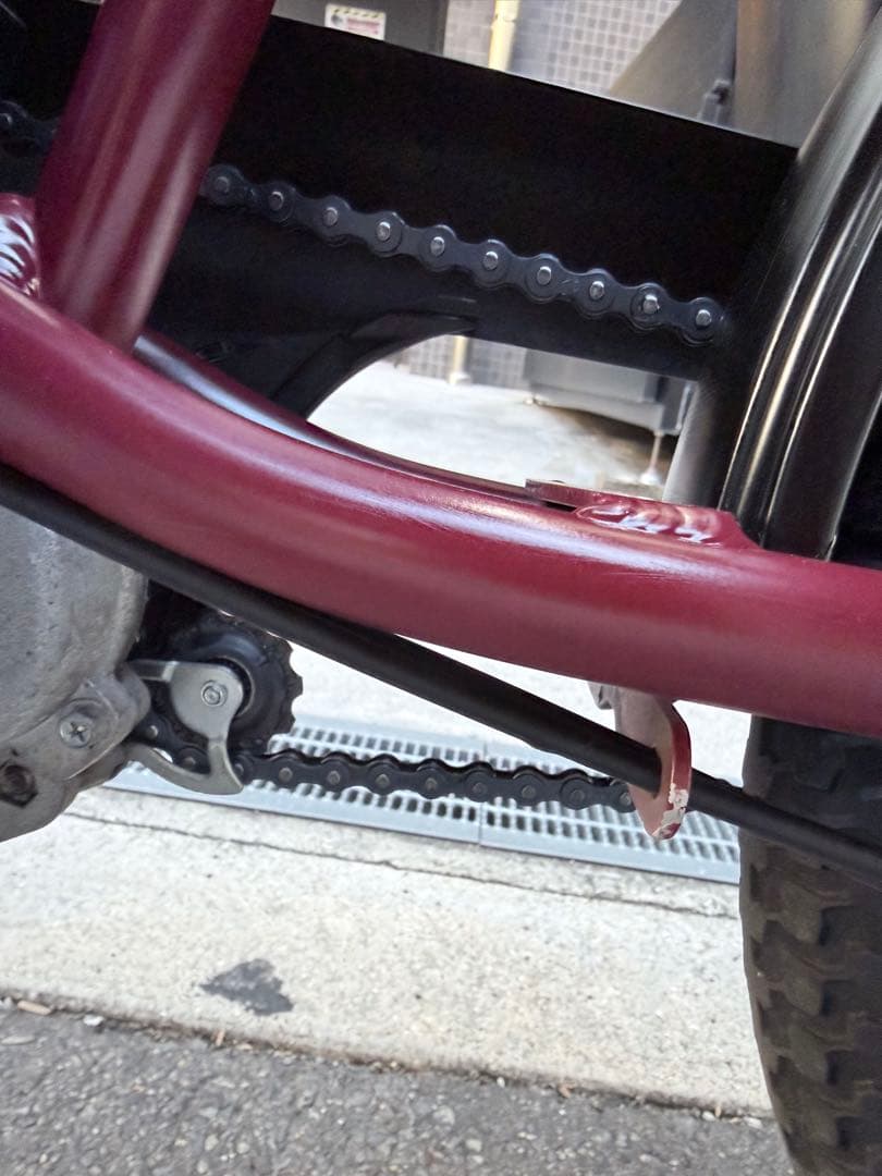 子供乗せ　パナソニック 電動アシスト自転車 赤 チャイルドシート付き