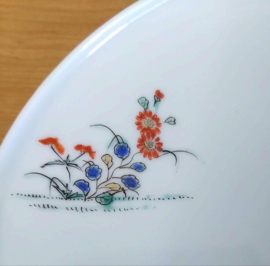 十二代酒井田柿右衛門　錦手　菓子皿　5枚揃い　柿右衛門