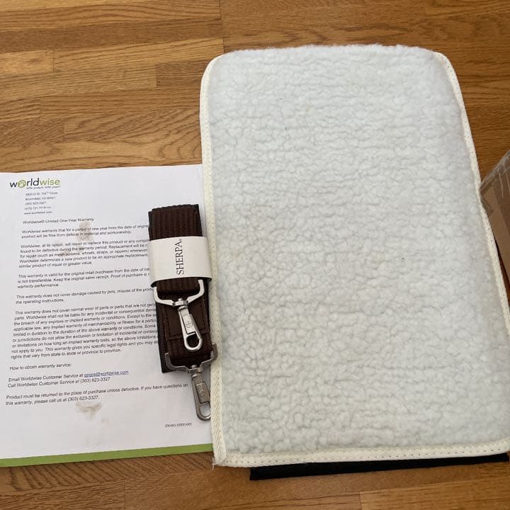 Sherpa original delux ブラウン ペットソフトキャリーバッグ