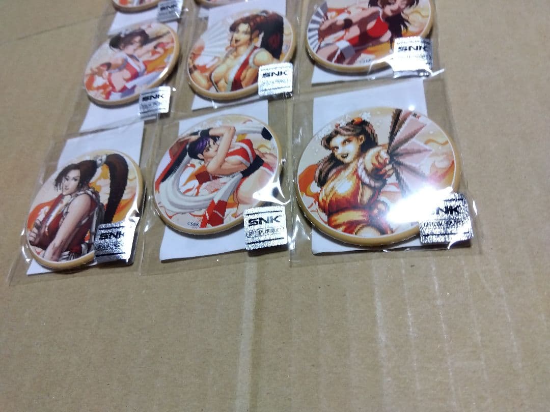 不知火舞　缶バッジ　くじコレ　餓狼伝説　ネオジオ　SNK　ＫＯＦ