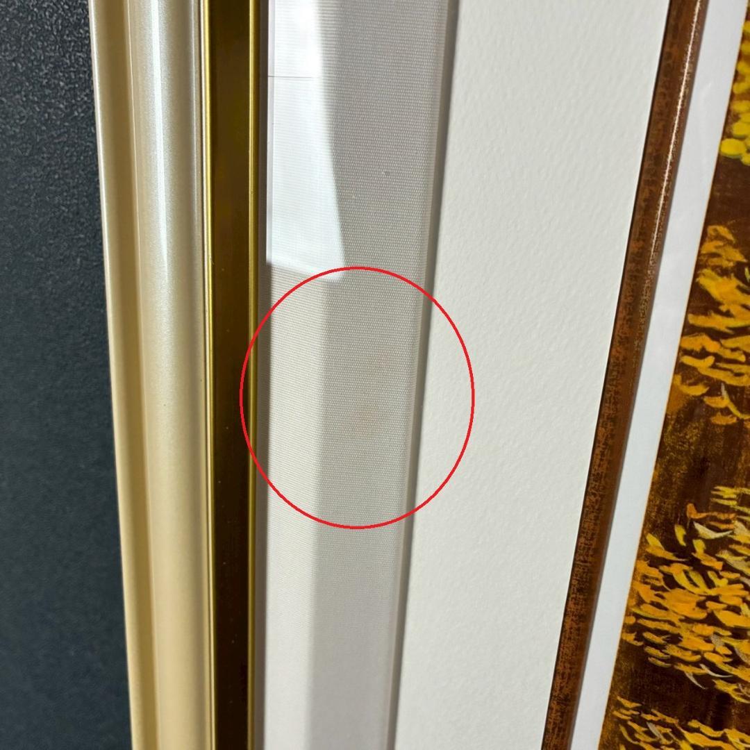 美品 ミッシェル・バテュ「フォーシーズン秋」シルクスクリーン 大作 直筆サイン入