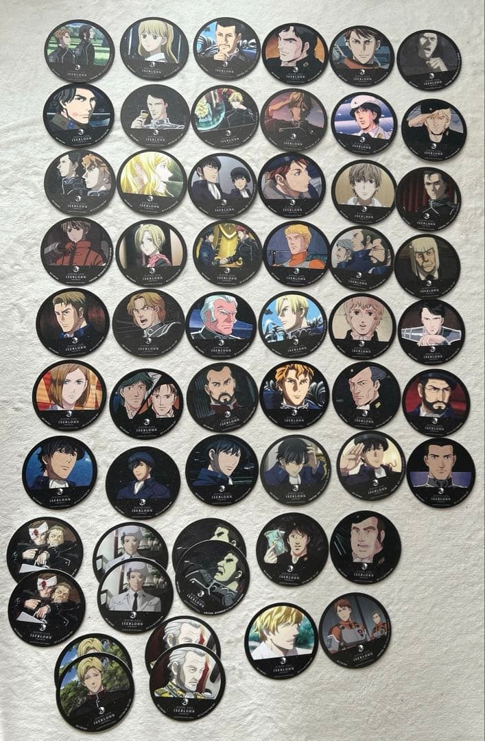 銀河英雄伝説 イゼルローンフォートレス 特典コースター　56枚