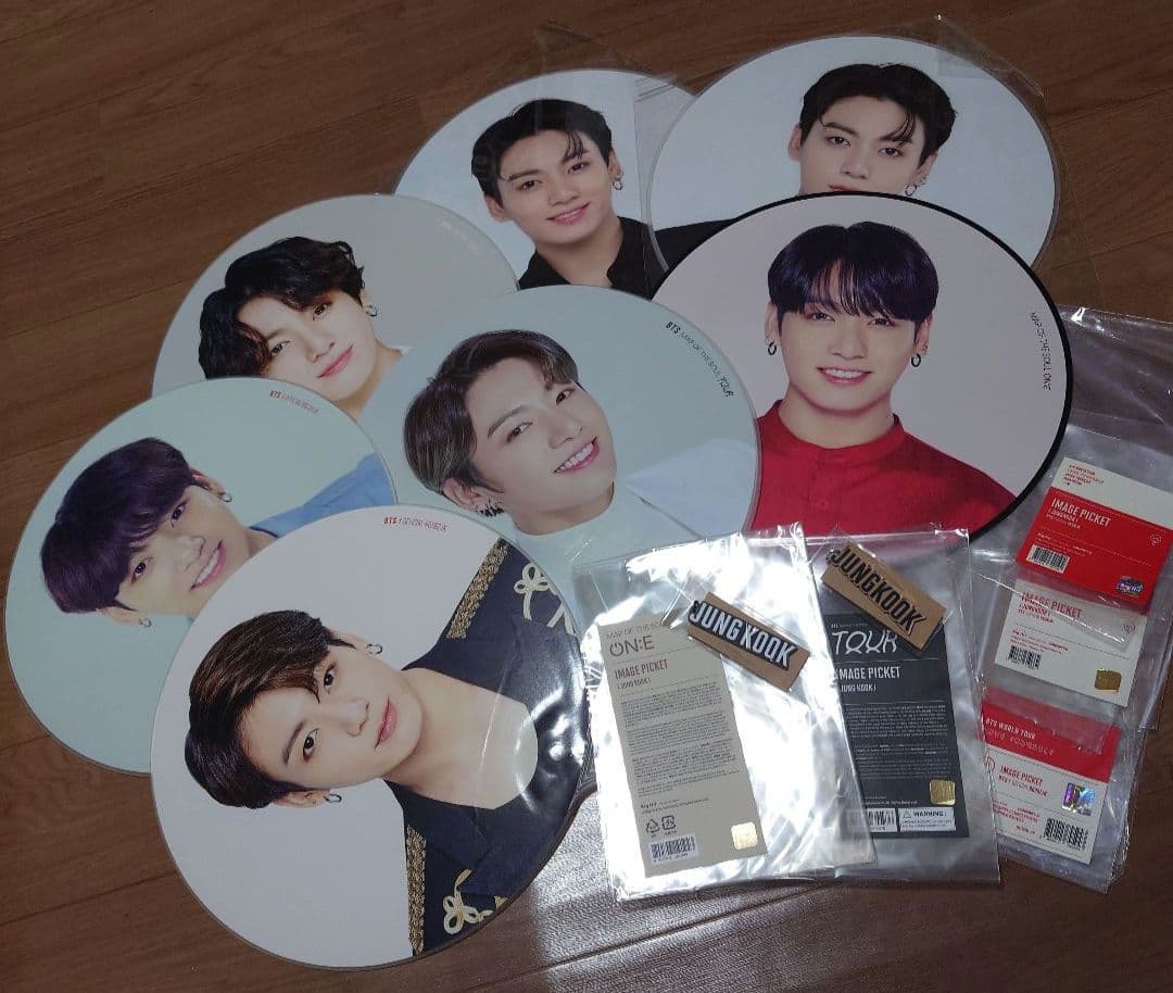 BTS JUNGKOOK IMAGE PICKET うちわ7枚セット