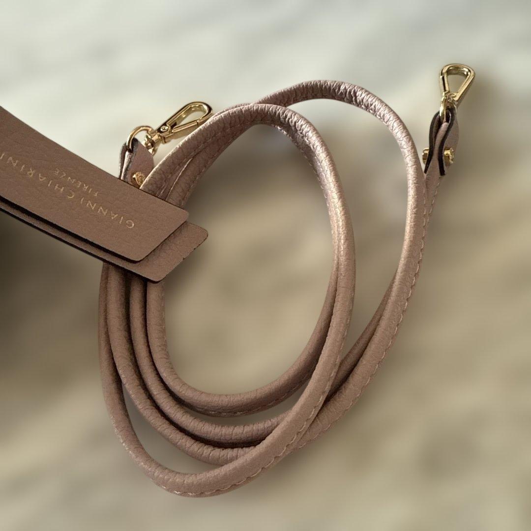 ジャンニキャリーニ ヒョウ柄ショルダーバッグ