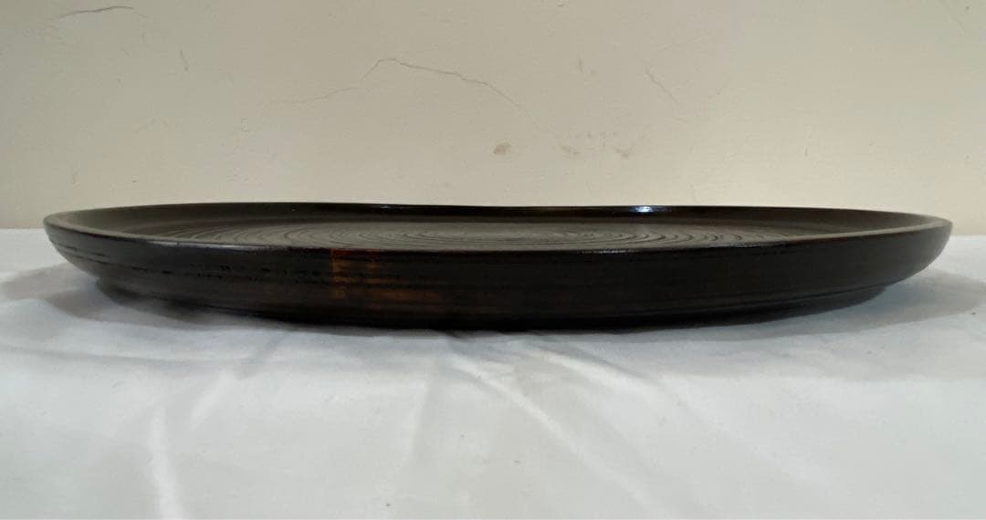 山中塗り　丸盆5枚