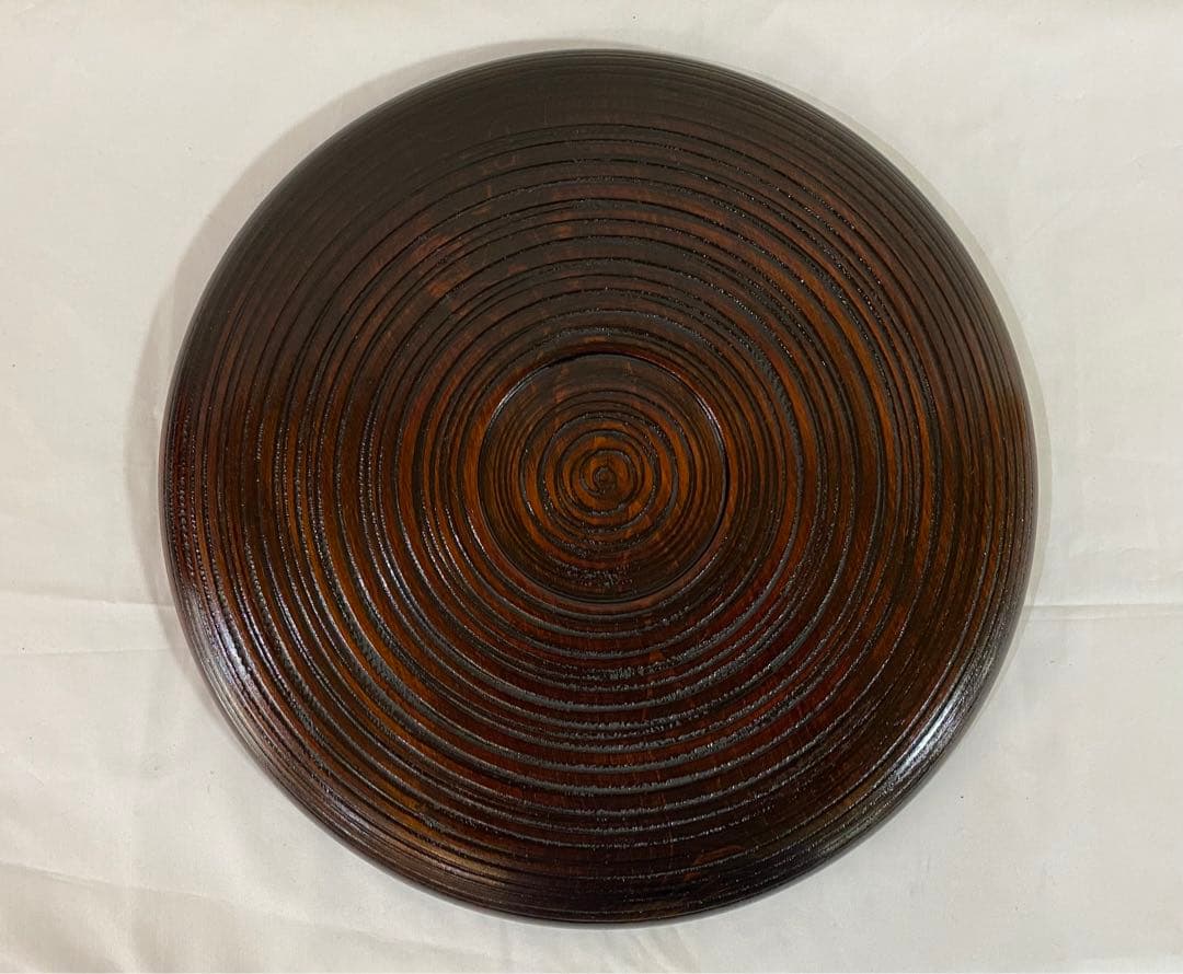 山中塗り　丸盆5枚