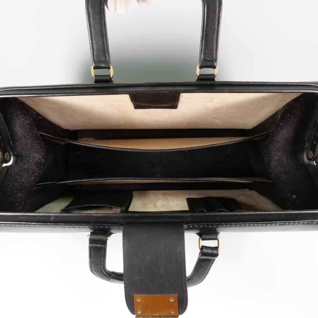 希少美品✨オールドコーチ ダレスバッグ 5420 USA製 自立 ブラック