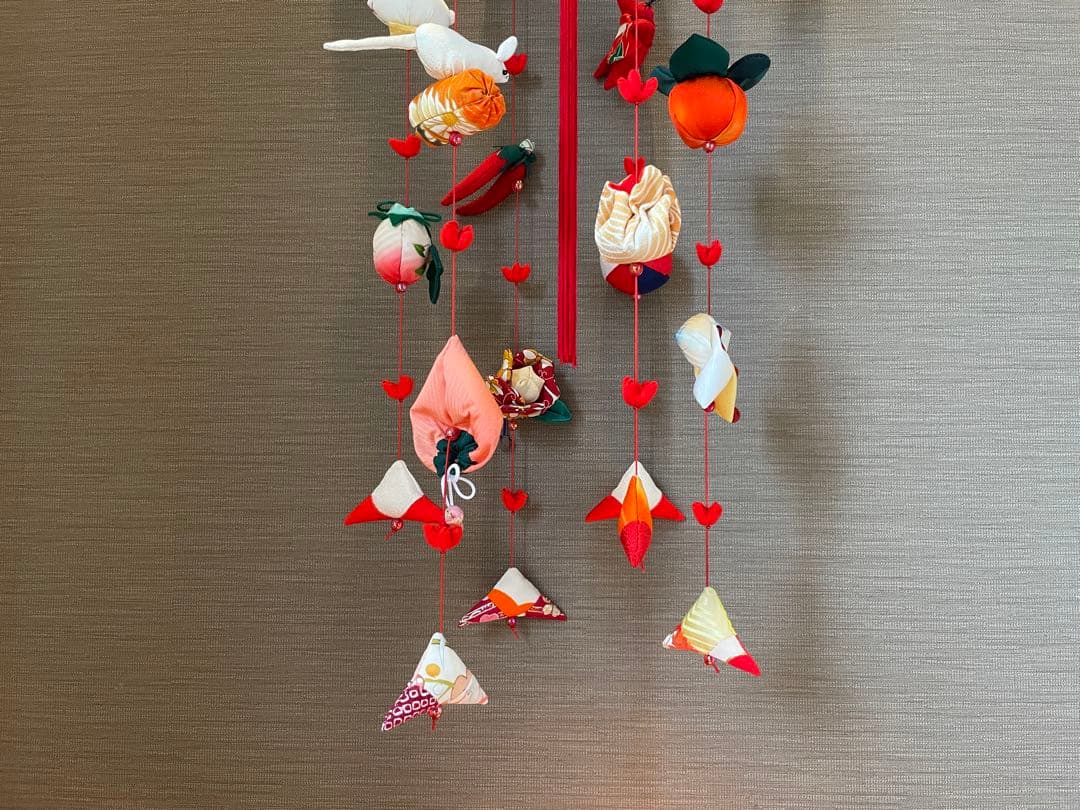 つるし雛・No.105・ひな祭り吊るし飾り・初節句・ひな人形・桃の節句・さげもん