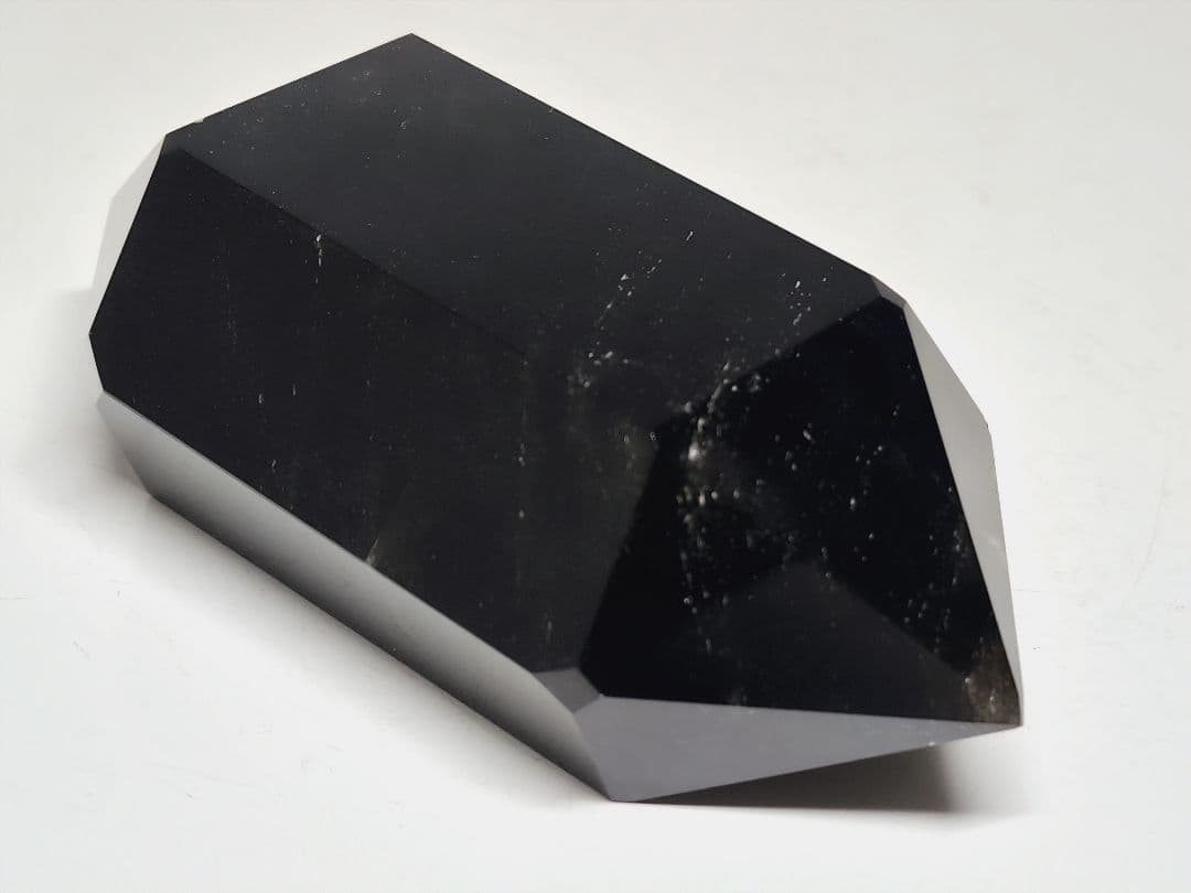 モリオン 438g 黒水晶 クォーツ 原石 鑑賞石 自然石 誕生石 鉱物 鉱石