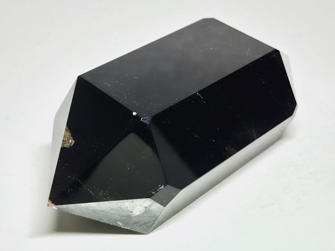 モリオン 438g 黒水晶 クォーツ 原石 鑑賞石 自然石 誕生石 鉱物 鉱石