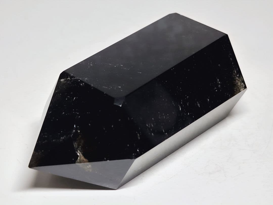 モリオン 438g 黒水晶 クォーツ 原石 鑑賞石 自然石 誕生石 鉱物 鉱石