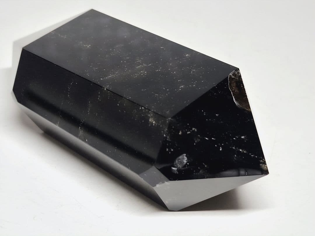 モリオン 438g 黒水晶 クォーツ 原石 鑑賞石 自然石 誕生石 鉱物 鉱石