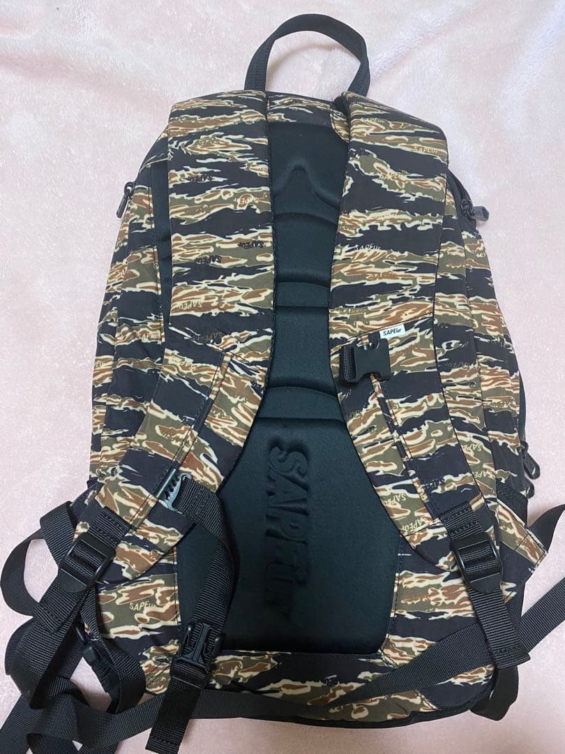 未使用SAPEUR 迷彩リュック　サプール　BIGメッシュバッグ付き