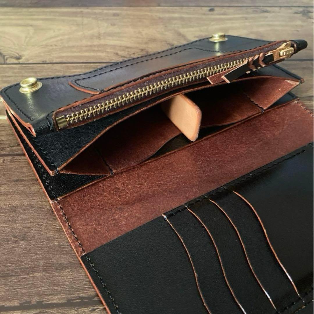 【ChoB】北米ステア トラッカーウォレット180（ロング）3層カスタム