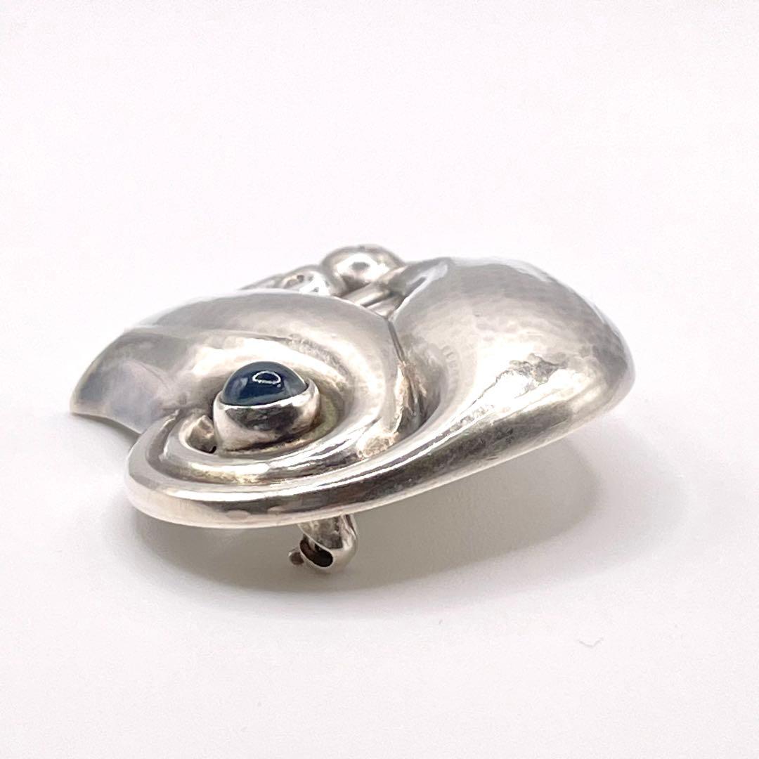 ★希少★ 美品 ジョージジェンセン 100C ブローチ フラワー ヴィンテージ