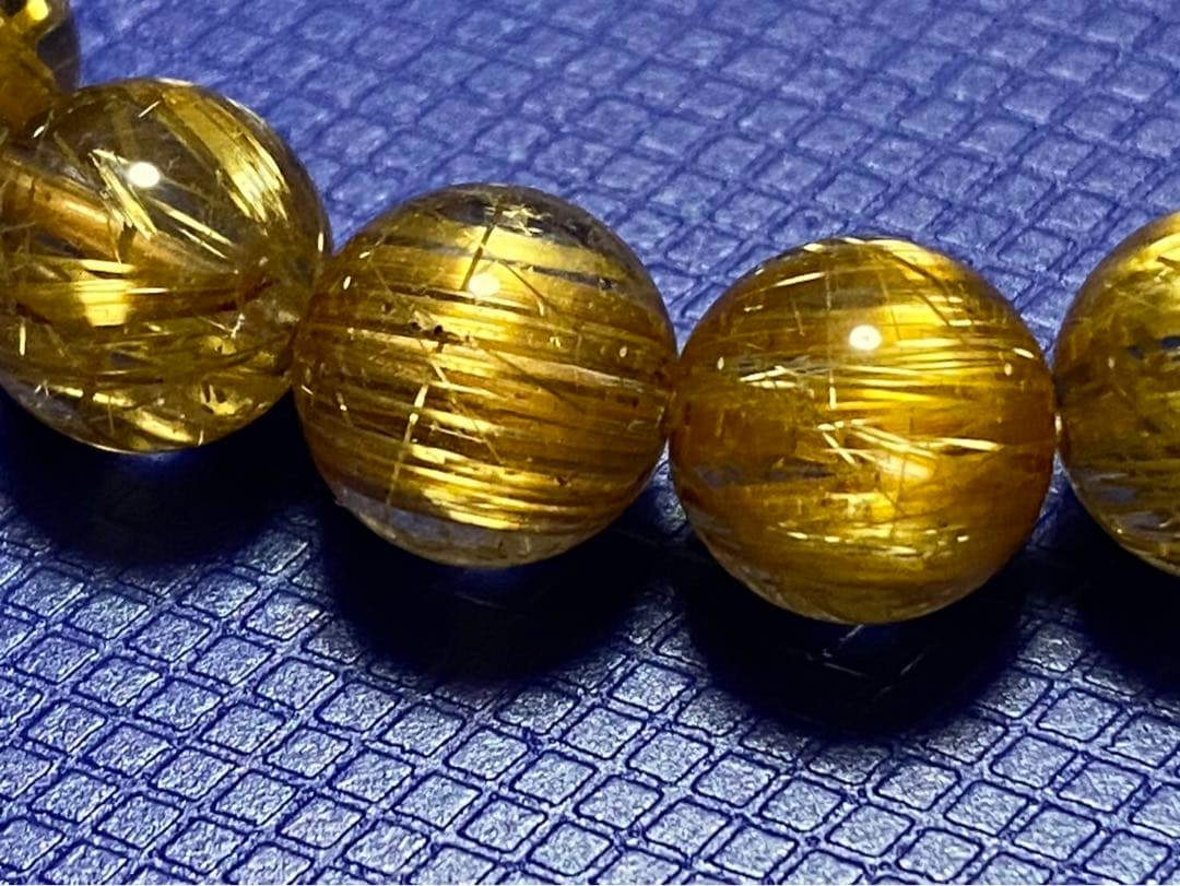 ohana smile⭐︎♡ＡＡＡＡＡ+ゴールドタイチンルチルブレスレット