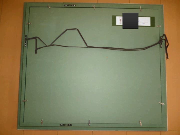 「トラピスチヌ修道院」油絵 原画　肉筆　F10号額付き