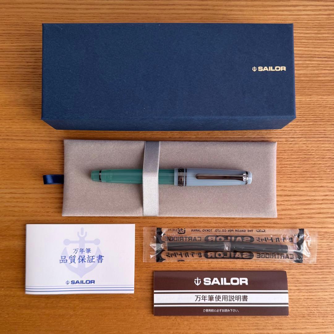 セーラー万年筆NBC NONBLE 猫 ロシアンブルー MF