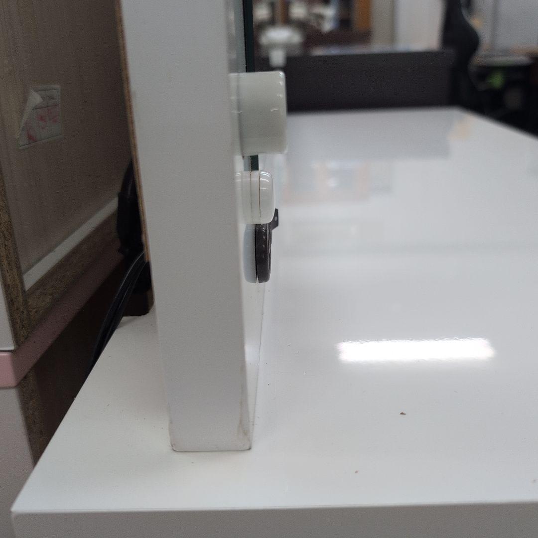 ディノス dinos ホワイトドレッサー LEDミラー付き