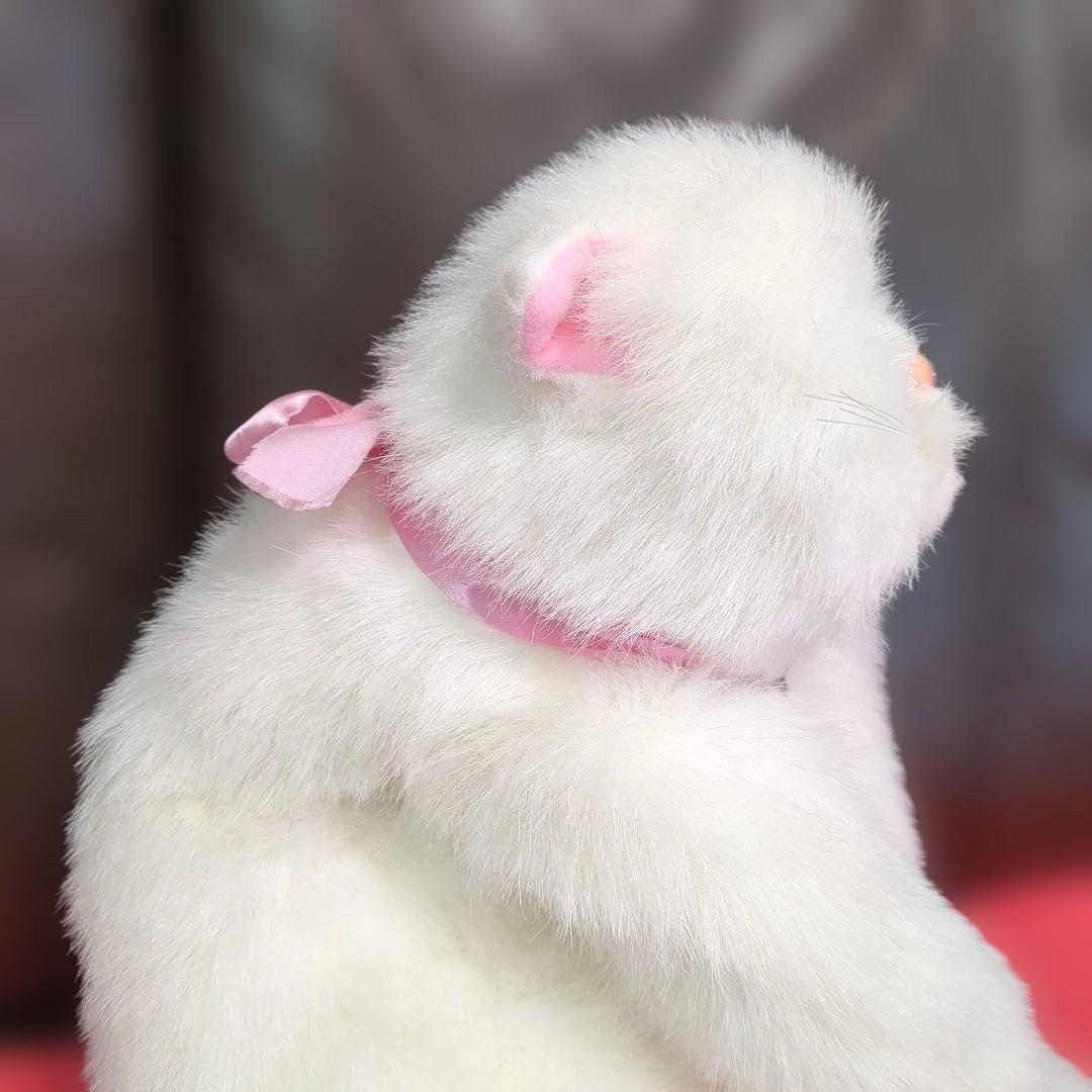 オオイケ　ペルシャ猫　ボビー　レトロ　日本製　ぬいぐるみ　大