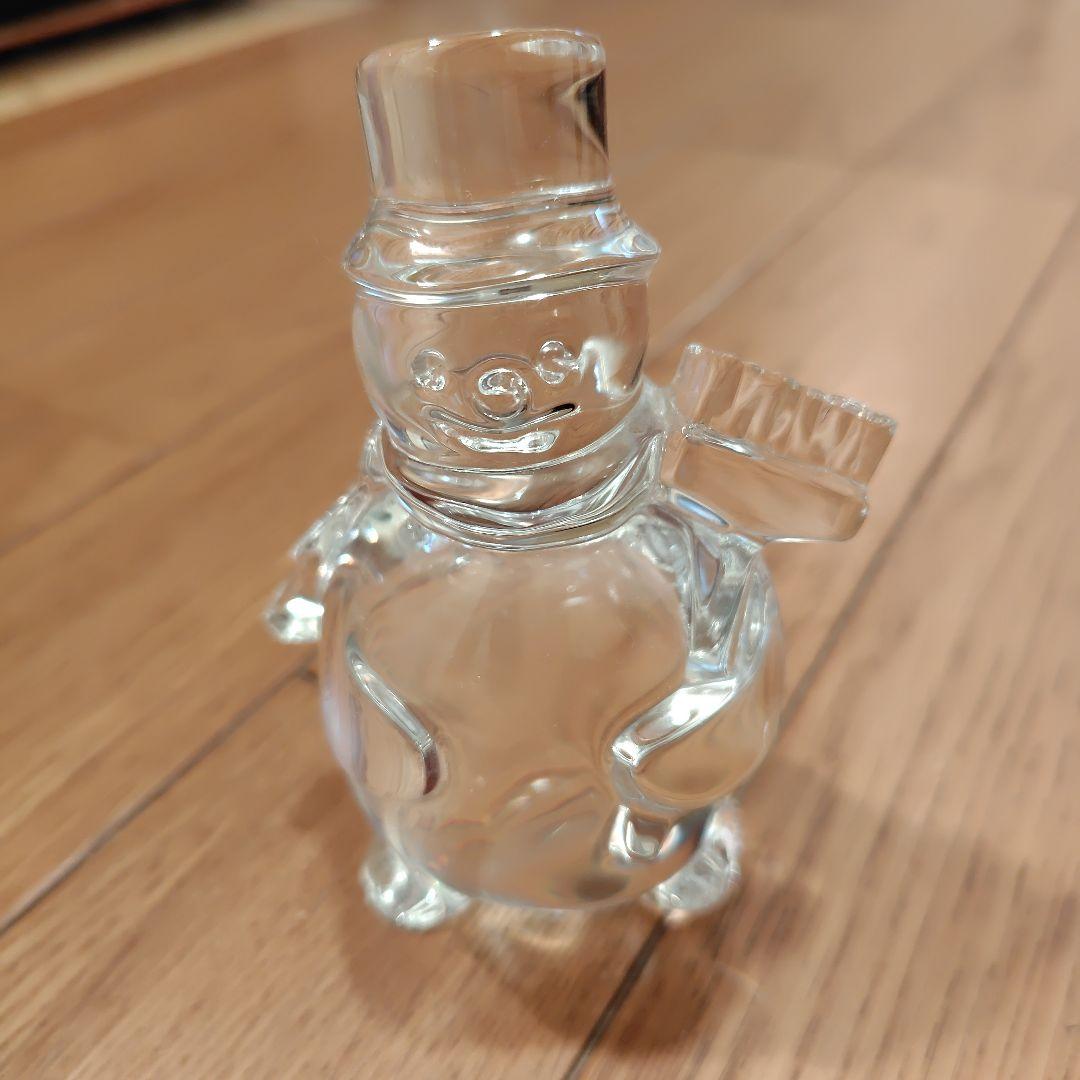 Baccaratバカラ　スノーマン　ガラス　置き物