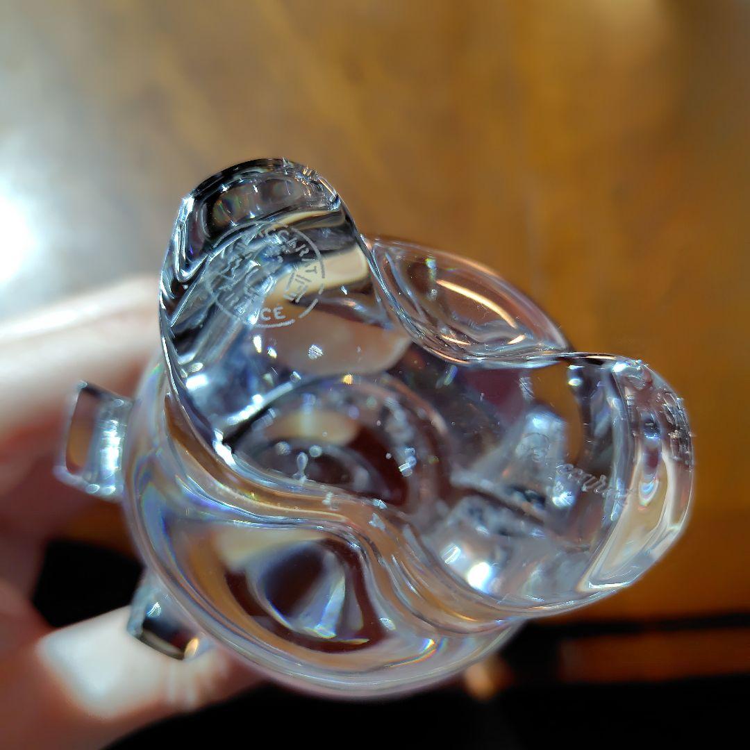 Baccaratバカラ　スノーマン　ガラス　置き物