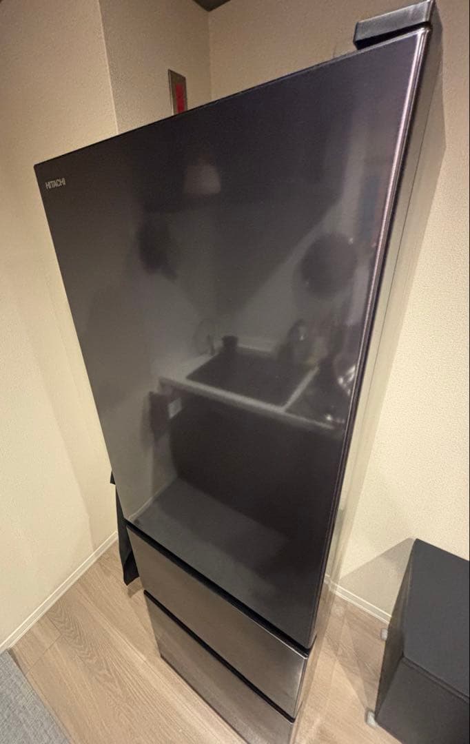 Hitachi 冷蔵庫 R-V32NV プリリアントブラック