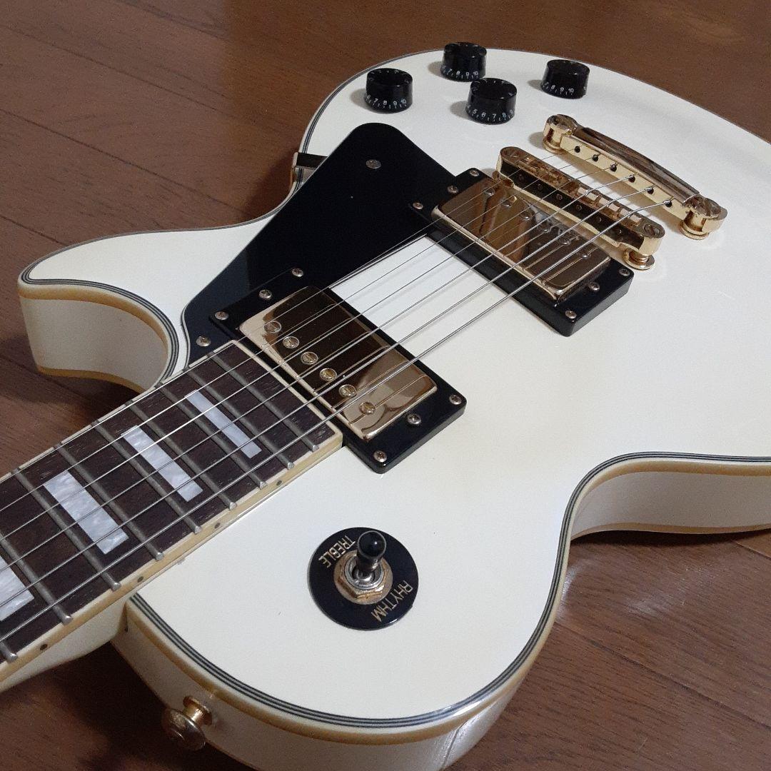 BUSKER'S BLC300ホワイトレスポールタイプエレキギター